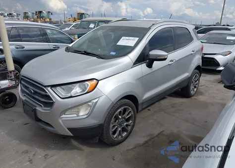 2018 Ford Ecosport Titanium z USA, uszkodzony, nr VIN MAJ6P1WL8JC187362